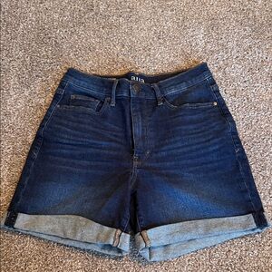 a.n.a Dark Blue Jean Shorts